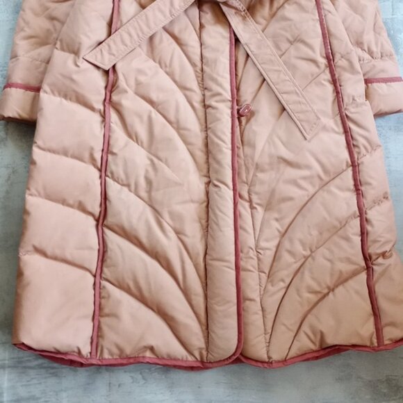 Vintage 1980s Cyclone Goose Down Shell Puffer Long Jacket - Picture 5 of 7